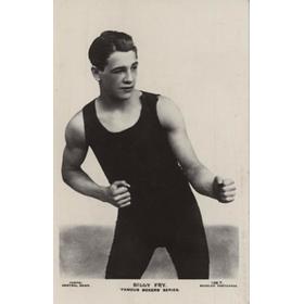 BILLY FRY (WALES) BOXING POSTCARD