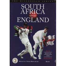 SOUTH AFRICA V ENGLAND 1999-2000 CRICKET TOUR BROCHURE