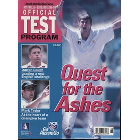 AUSTRALIA V ENGLAND 1998/99 CRICKET BROCHURE