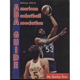 1972-73 OFFICIAL AMERICAN BASKETBALL ASSOCIATION GUIDE