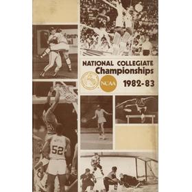 NATIONAL COLLEGIATE CHAMPIONSHIPS 1982-83