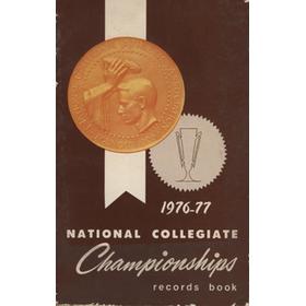 NATIONAL COLLEGIATE CHAMPIONSHIPS 1976-77