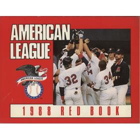 1988 AMERICAN LEAGUE RED BOOK