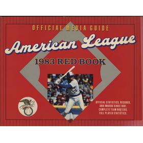 1983 AMERICAN LEAGUE RED BOOK