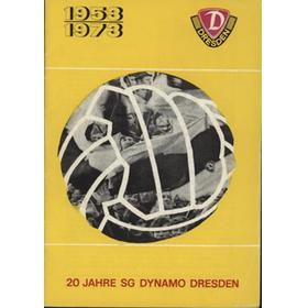20 JAHRE SG DYNAMO DRESDEN 1953-1973