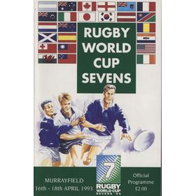 RUGBY WORLD CUP SEVENS 1993 OFFICIAL PROGRAMME