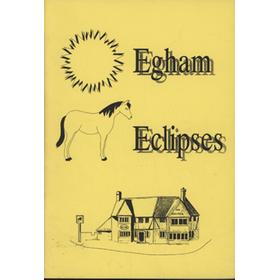 EGHAM ECLIPSES - A BRIEF HISTORY OF THE SOLAR EVENT VISIBLE FROM EGHAM, THE RACEHORSE AND THE PUBLIC HOUSE