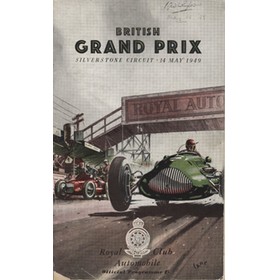 BRITISH GRAND PRIX 1949 OFICIAL PROGRAMME