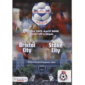 BRISTOL CITY V STOKE CITY 2000 (AUTO WINDSCREENS SHIELD FINAL) FOOTBALL PROGRAMME