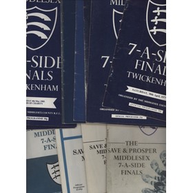 MIDDLESEX SEVENS 1977-92 RUGBY PROGRAMMES (15 IN TOTAL)