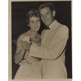 MARIA BUENO & ALEX OLMEDO 1959 (WIMBLEDON) TENNIS PHOTOGRAPH