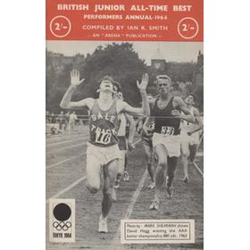 BRITISH JUNIOR ALL-TIME BEST PERFORMERS ANNUAL - 1964