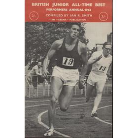 BRITISH JUNIOR ALL-TIME BEST PERFORMERS ANNUAL - 1963