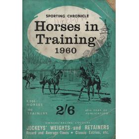 HORSES IN TRAINING - FOR 1960