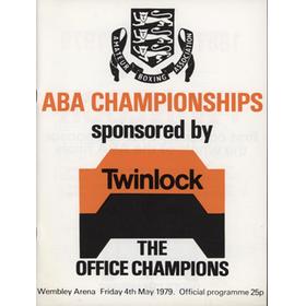 A.B.A. CHAMPIONSHIPS 1979 BOXING PROGRAMME