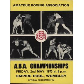 A.B.A. CHAMPIONSHIPS 1975 BOXING PROGRAMME