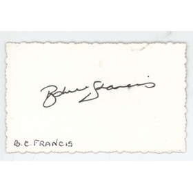 BRUCE FRANCIS (AUSTRALIA) CRICKET AUTOGRAPH