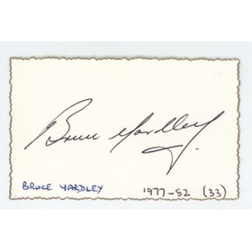 BRUCE YARDLEY (AUSTRALIA) CRICKET AUTOGRAPH