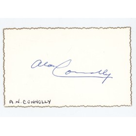 ALAN CONNOLLY (AUSTRALIA) CRICKET AUTOGRAPH