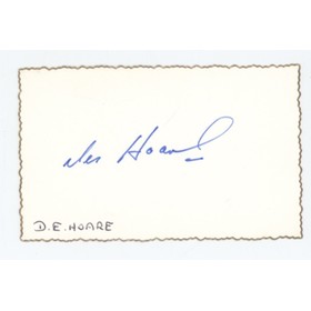 DES HOARE (AUSTRALIA) CRICKET AUTOGRAPH