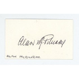 ALAN MCGILVRAY (NEW SOUTH WALES) CRICKET AUTOGRAPH