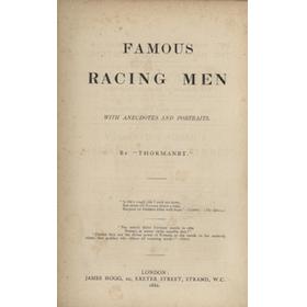 FAMOUS RACING MEN AND TALES OF THE TURF