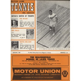 BRITISH LAWN TENNIS, INCORPORATING SQUASH - JANUARY TO DECEMBER 1965 (12 MAGAZINES)