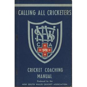 CALLING ALL CRICKETERS! - CRICKET COACHING MANUAL