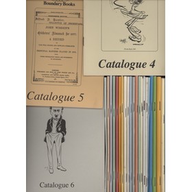 BOUNDARY BOOKS CRICKET CATALOGUES (VOLS. 3-29)