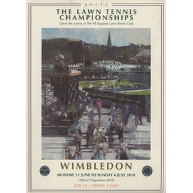 WIMBLEDON CHAMPIONSHIPS 2010 TENNIS PROGRAMME