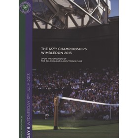 WIMBLEDON CHAMPIONSHIPS 2013 TENNIS PROGRAMME