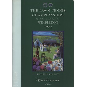 WIMBLEDON CHAMPIONSHIPS 1999 TENNIS PROGRAMME