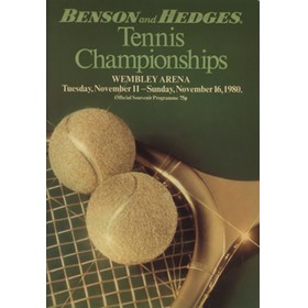 BENSON & HEDGES TENNIS CHAMPIONSHIPS 1980 (WEMBLEY ARENA) OFFICIAL PROGRAMME