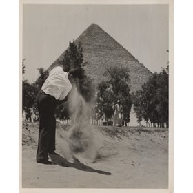 MENA HOUSE GOLF COURSE (GIZA) 1947 GOLF PHOTOGRAPH