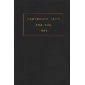 BLOODSTOCK SALES ANALYSIS 1951