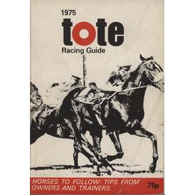 1975 TOTE RACING GUIDE