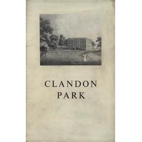 CLANDON PARK (GUIDEBOOK)