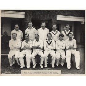 THE "ALL EDRICH" FAMILY XI 1959 CRICKET PHOTOGRAPH