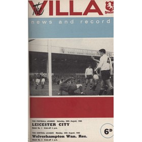 ASTON VILLA 1965-66 BOUND SET OF HOME FOOTBALL PROGRAMMES