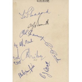 GLOUCESTERSHIRE 1946 CRICKET AUTOGRAPHS