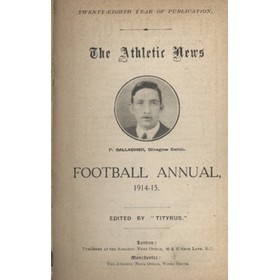 ATHLETIC NEWS FOOTBALL ANNUAL 1914-15