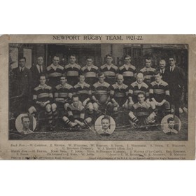 NEWPORT RUGBY TEAM 1921-22 PHOTOGRAPH