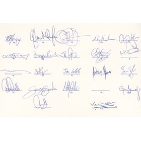 SCOTLAND 2002 RUGBY AUTOGRAPHS (FROM MATCH V ITALY)