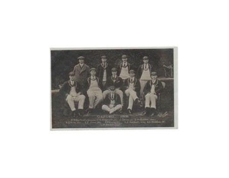 OXFORD UNIVERSITY 1906 ROWING POSTCARD