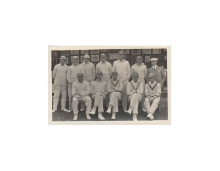 KENT 1928 SIGNED CRICKET POSTCARD