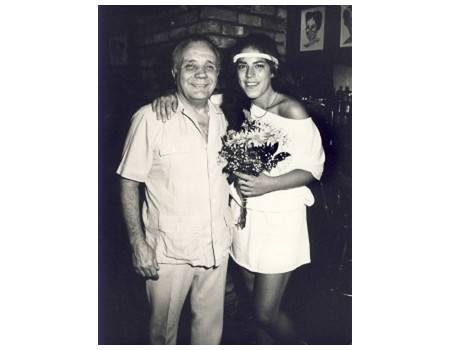 JAKE LA MOTTA (& DAUGHTER) 1983 BOXING PHOTOGRAPH