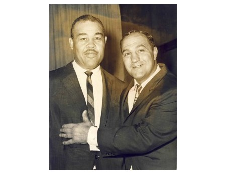 JOE LOUIS & ROCKY MARCIANO 1967 BOXING PHOTOGRAPH