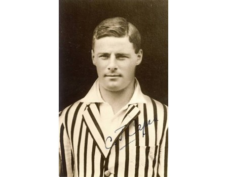 CHARLES JOHN CAPES (KENT) SIGNED CRICKET POSTCARD