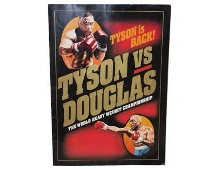 MIKE TYSON V JAMES "BUSTER" DOUGLAS 1990 (TOKYO) BOXING PROGRAMME