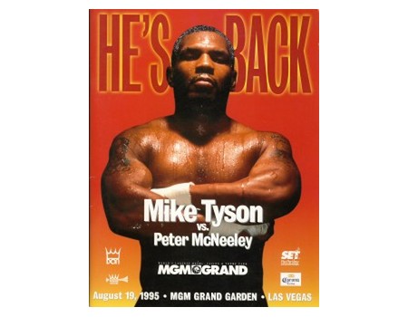 MIKE TYSON V "HURRICANE" PETER MCNEELEY 1995 ("HE